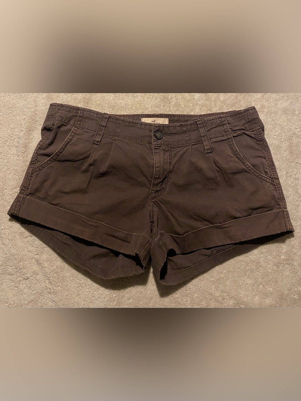 Hollister Social stretch brown summer shorts women’s size 5